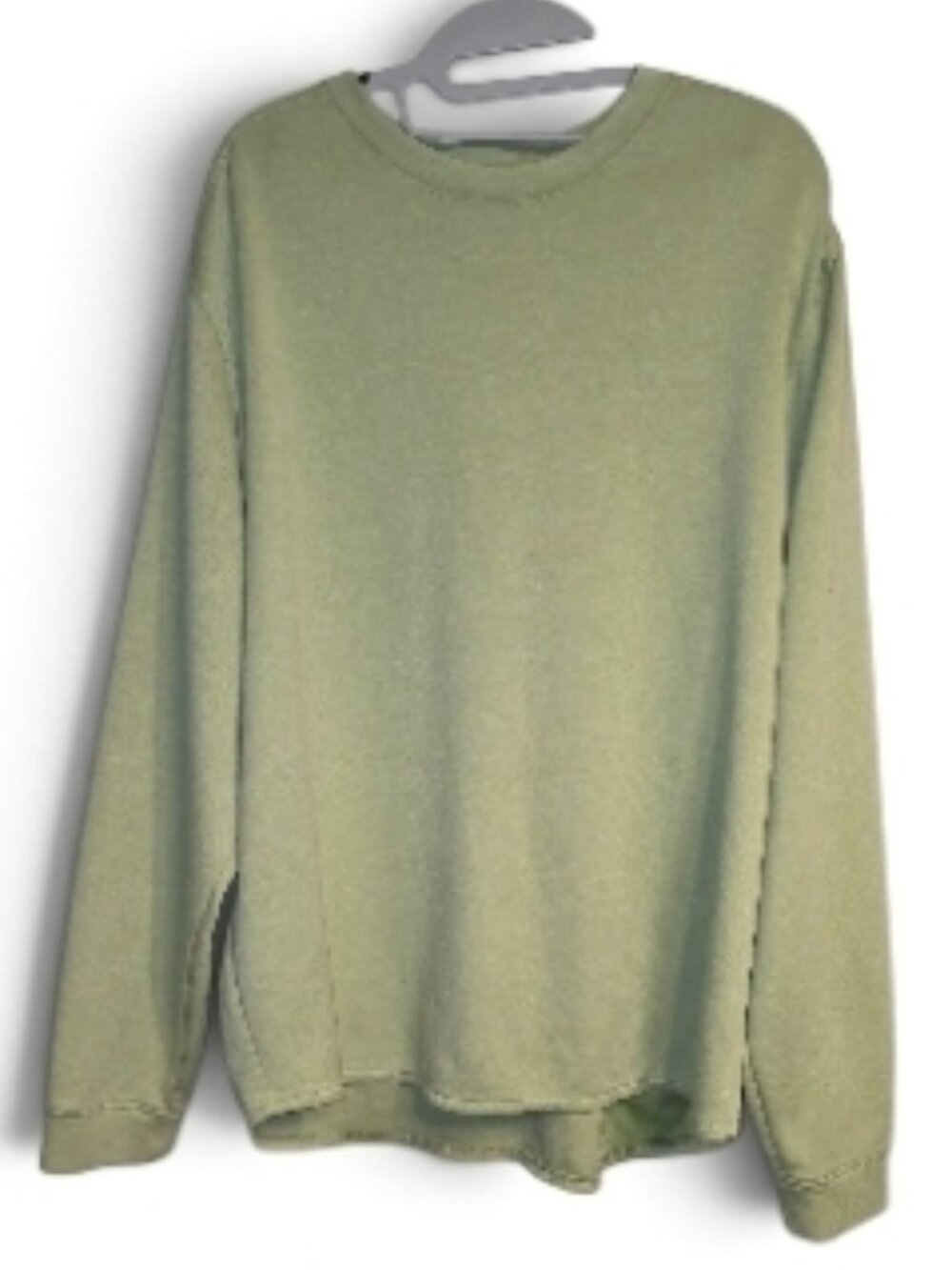 VRST Men's Pinnacle Crewneck Sweatshirt Olive Green XL Cell Zipper Pocket